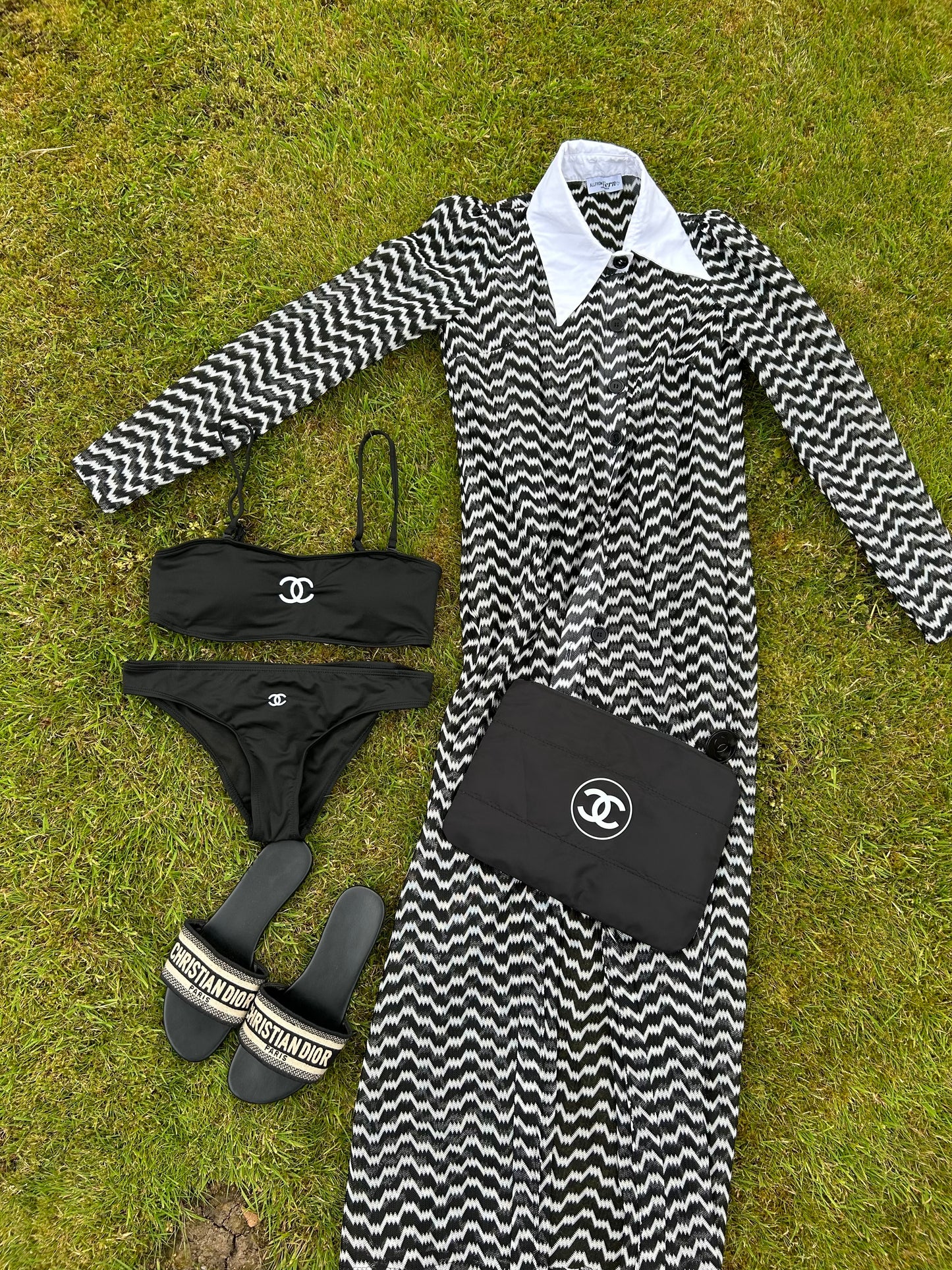 Black CC Logo Bikini