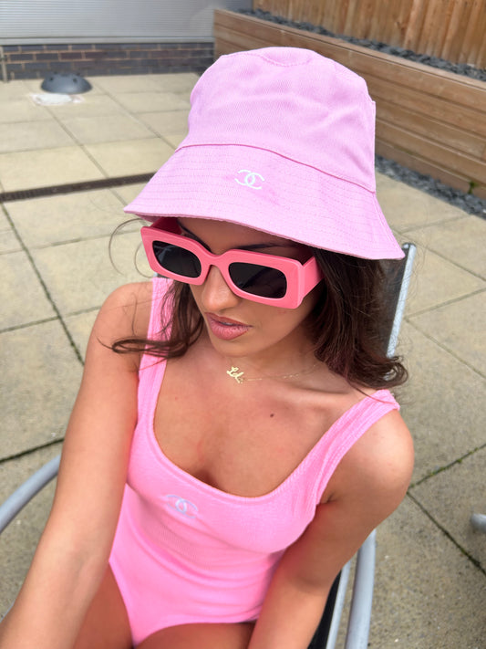 Pink CC Bucket Hat