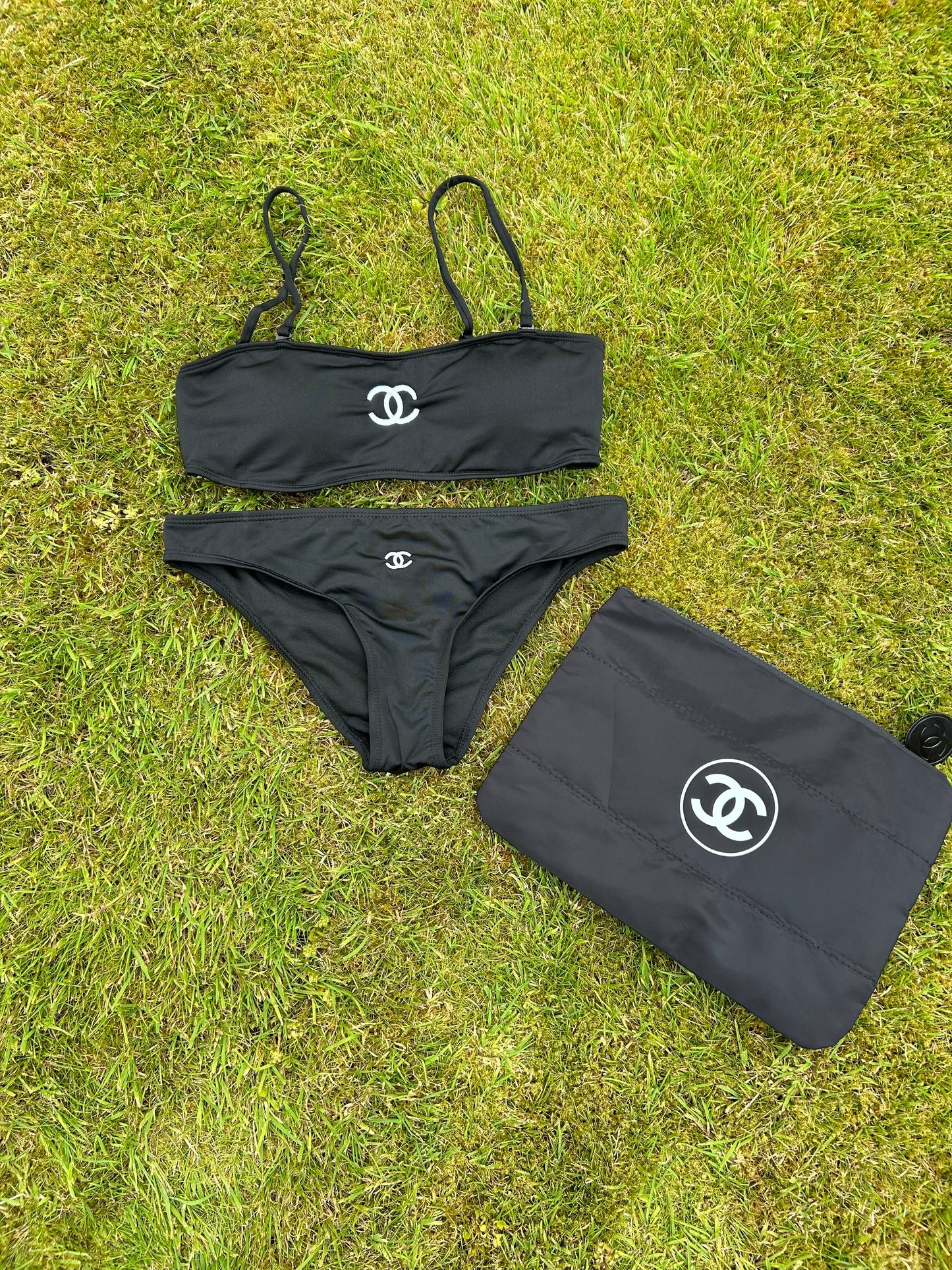 Black CC Logo Bikini