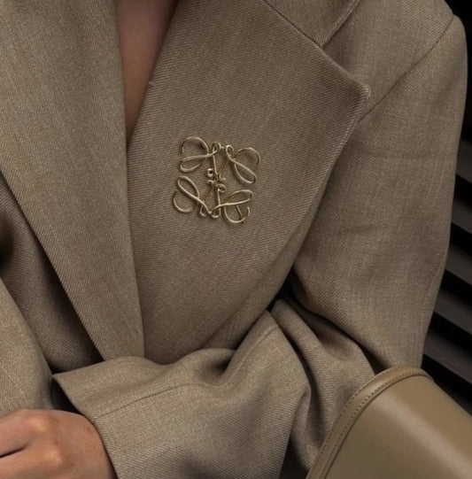 Low Gold Brooch